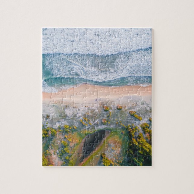 Aerial Beach View Jigsaw Puzzle (Vertical)