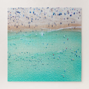 Aerial Bondi Beach, Sydney, summer. Jigsaw Puzzle