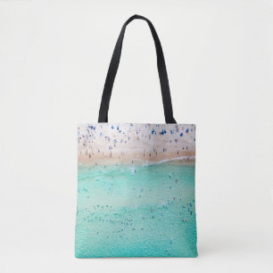 Aerial Bondi Beach, Sydney, summer. Tote Bag