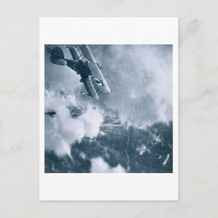 Aerial Combat on the Western Front, World War One, Postcard