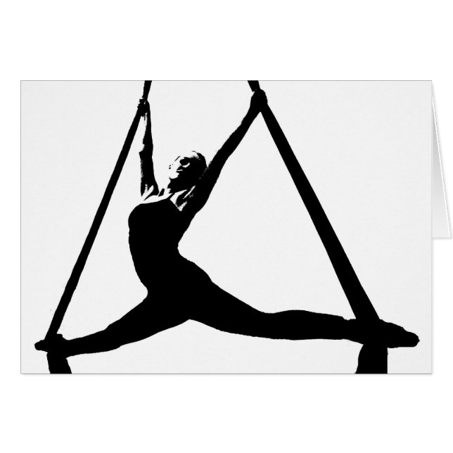 Aerial Dance, Splits (Front Horizontal)
