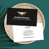 Aerial Drone Photography Services Gold and Black 