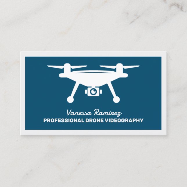Aerial Drone Videography Business Card (Front)