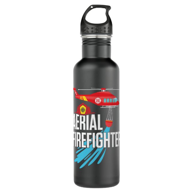 Aerial Firefighter Wildfire Firefighting 710 Ml Water Bottle (Front)