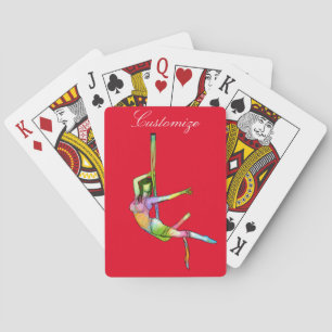 Aerial Fitness Yoga Thunder_Cove Playing Cards