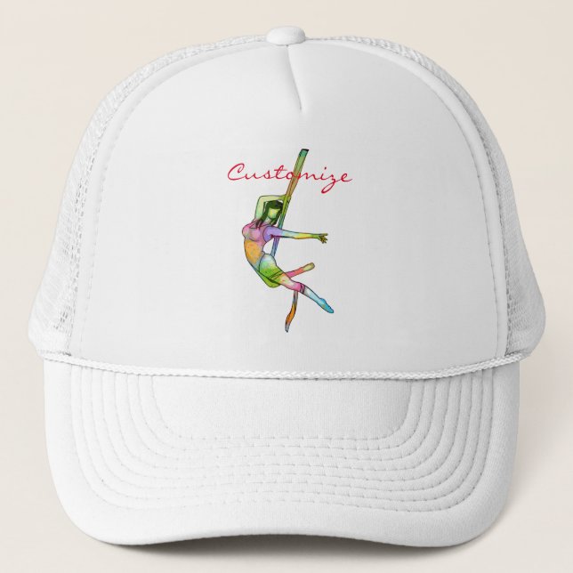 Aerial Fitness Yoga Thunder_Cove Trucker Hat (Front)