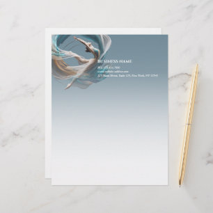 Aerial flying Air Yoga Instructor Pilates Fitness Custom Letterhead