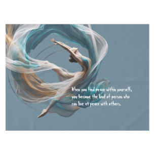 Aerial flying Air Yoga Instructor Pilates Fitness Tablecloth