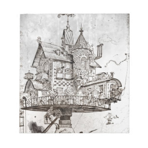 Aerial House Maison Tournante Notepad