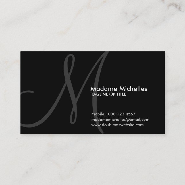 aerial initial business card (Front)