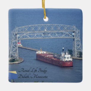 Aerial Lift Bridge Ornament 
