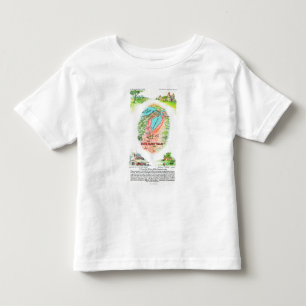Aerial Map of Santa Clara County with Sites Toddler T-Shirt
