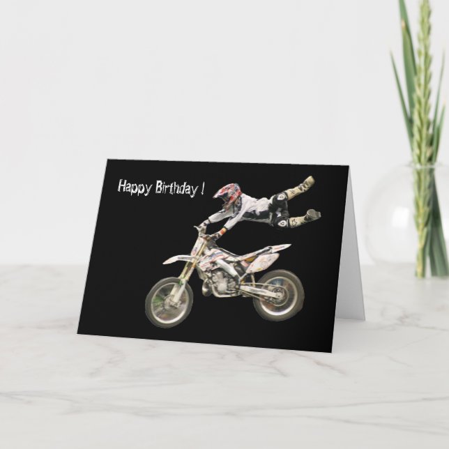 aerial moto-cross #4 card (Front)