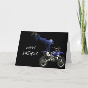 aerial moto-cross #7 card