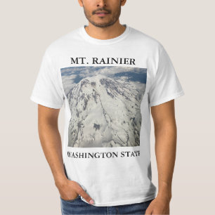 Aerial MT. Rainier Washington State T-shirt