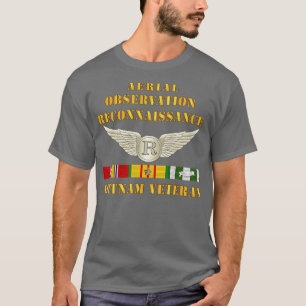 Aerial Observation Recon Specialist Vietnam Vet w T-Shirt