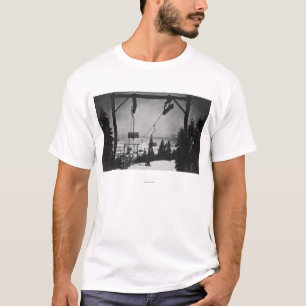 Aerial of City from Crouse Mountain Chairlift T-Shirt
