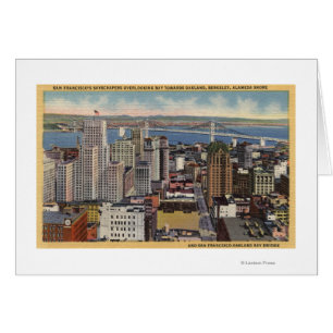 Aerial of Downtown, Bay Bridge View