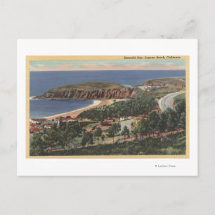 Aerial of Emerald Bay Postcard