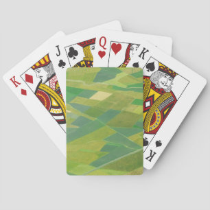 Aerial Of Farmlands In Ethiopia Playing Cards