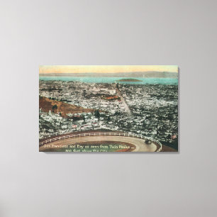Aerial of the City from the Twin Peaks Canvas Print