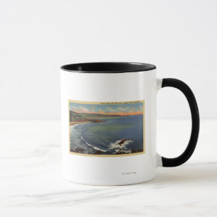 Aerial of the Coves Along the Coast Mug
