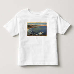 Aerial of the Coves Along the Coast Toddler T-Shirt