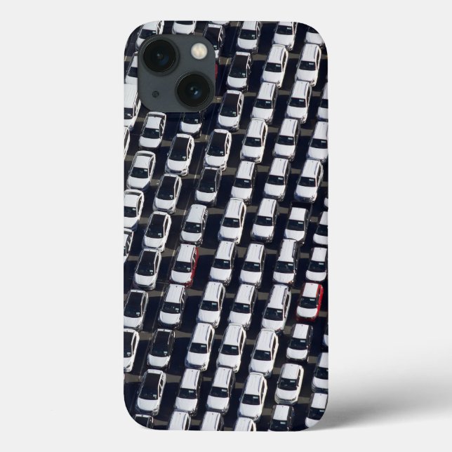 Aerial over Car Lot Case-Mate iPhone Case (Back)