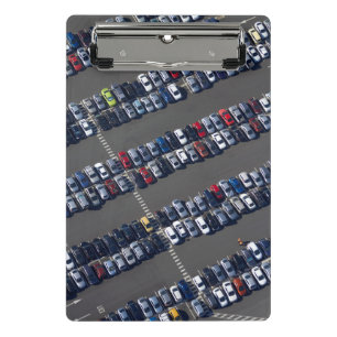 Aerial over Parking Lot Mini Clipboard