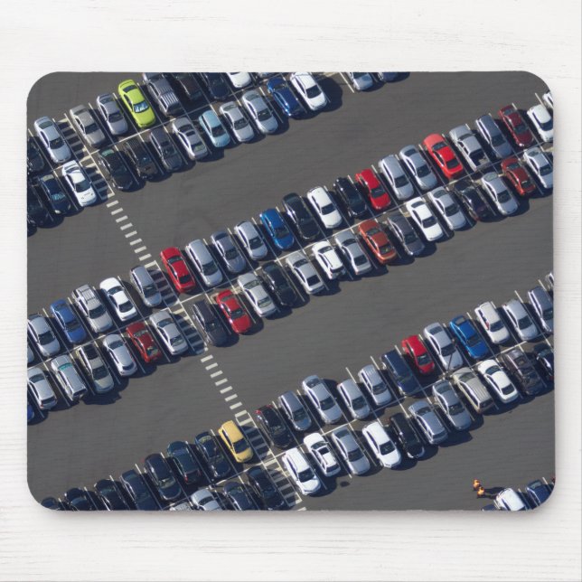 Aerial over Parking Lot Mouse Mat (Front)