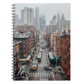 AERIAL PHOTO OF CITYSCAPE DURING DAYTIME NOTEBOOK