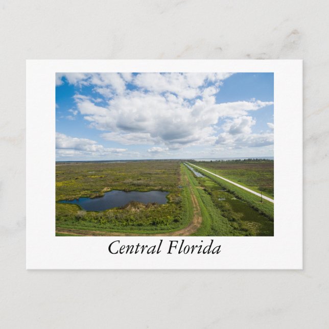 Aerial photograph Central Florida Postcard (Front)