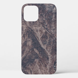 Aerial photograph of mountain ranges iPhone 12 case