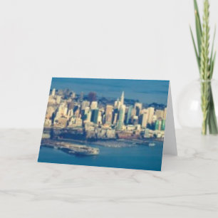 Aerial photograph of the San Francisco Bay Card