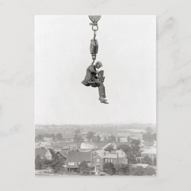 Aerial Photographer, 1925 Postcard (Front)