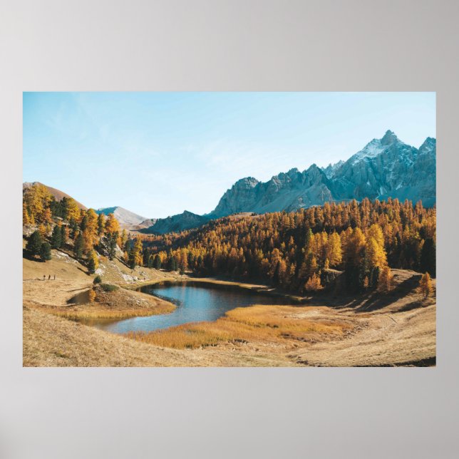 AERIAL PHOTOGRAPHY OF CONCRETE ROAD POSTER (Front)