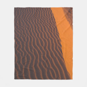 Aerial photography of desert fleece blanket