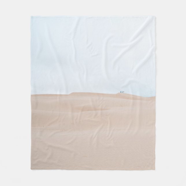 AERIAL PHOTOGRAPHY OF DESERT FLEECE BLANKET (Front)