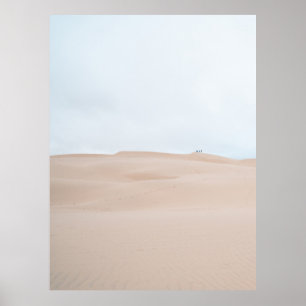 AERIAL PHOTOGRAPHY OF DESERT POSTER