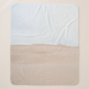 AERIAL PHOTOGRAPHY OF DESERT SHERPA BLANKET