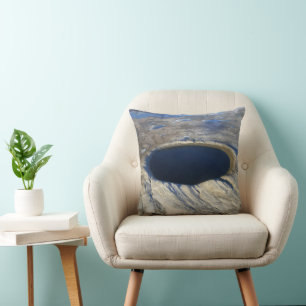 Aerial Pingualuit Crater, Quebec, Canada. Cushion