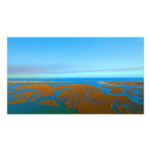 Aerial shot of beautiful Murrells Inlet, SC Photo Print