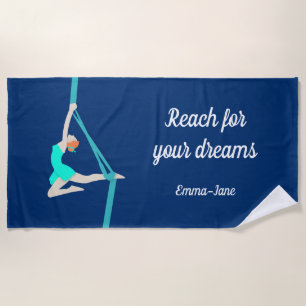 Aerial Silks Beach Towel