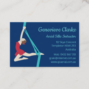 Aerial Silks Business Card