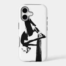 Aerial Silks Classic Black and White iPhone 5 Case