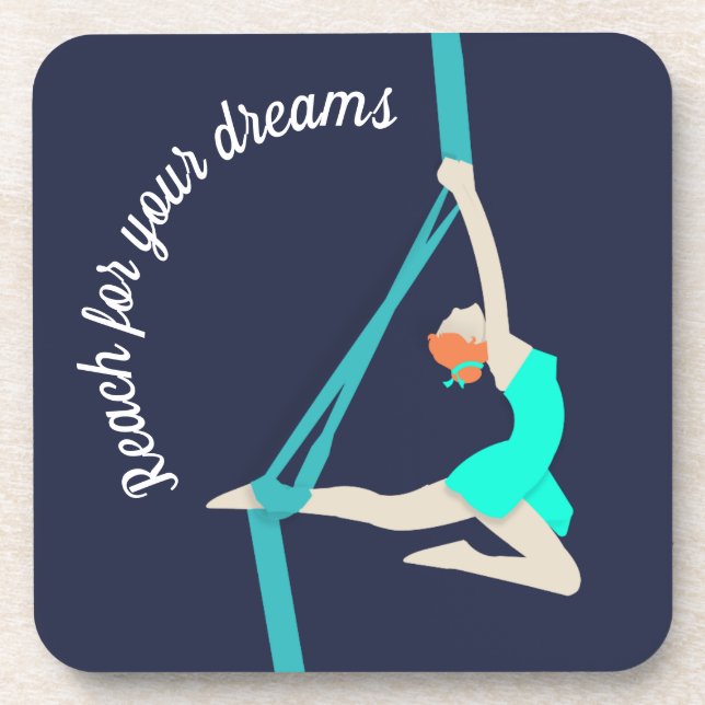 Aerial Silks Coaster (Front)