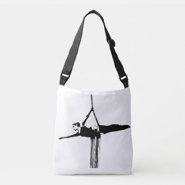 Aerial Silks Cross Body Bag / Studio Gym Bag (Front)