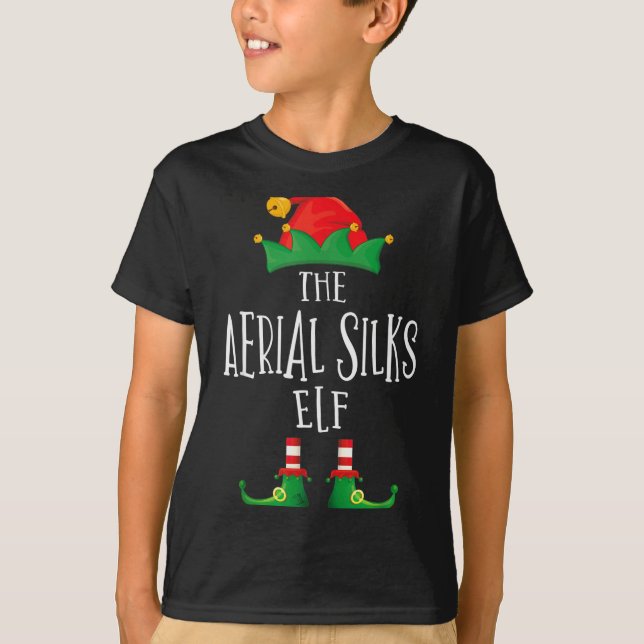 Aerial Silks Elf Shirt Family Matching Pajamas Chr (Front)