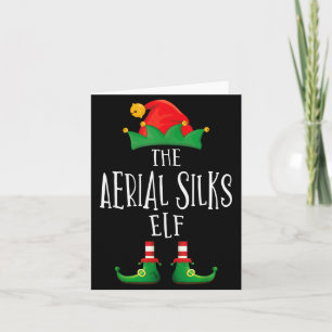 Aerial Silks Elf Shirt Family Matching Pajamas Chr Card