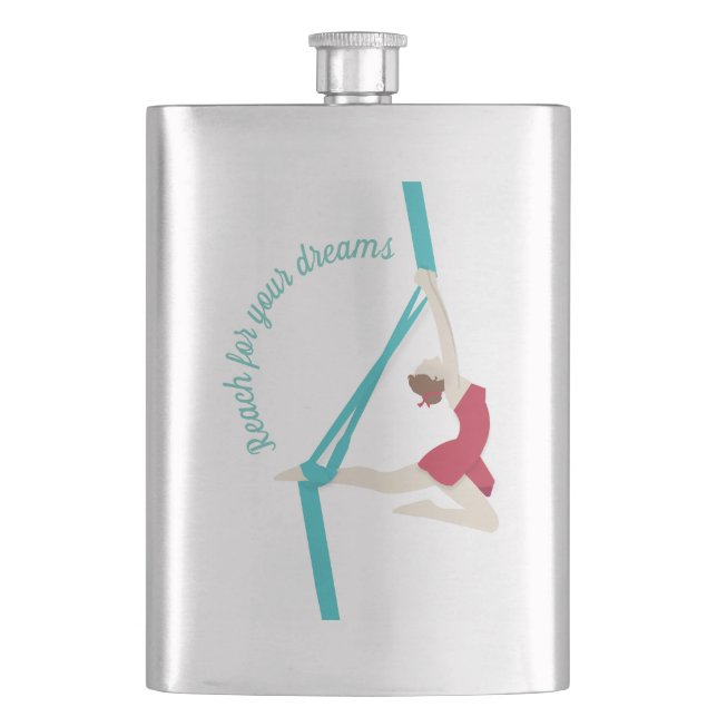Aerial Silks Hip Flask (Front)
